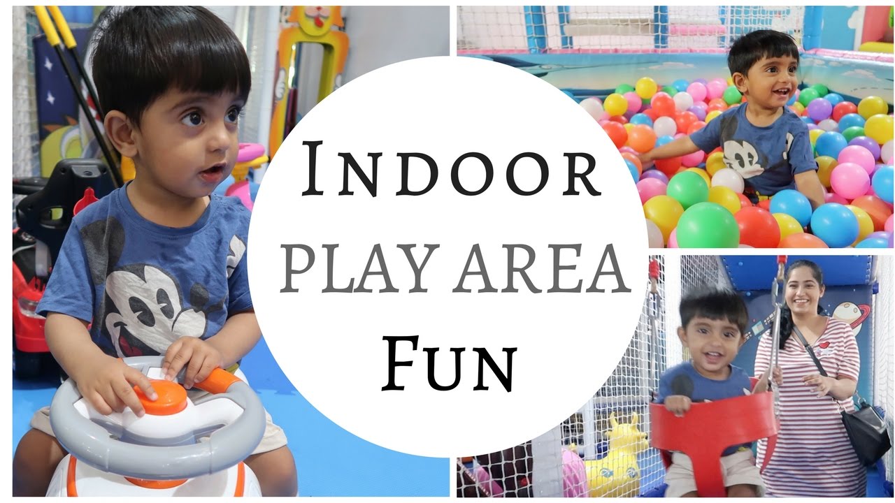 Fun at Funky Li'l Munchkins | Indoor Play Area Delhi | Indian Mommy Vlogging channel