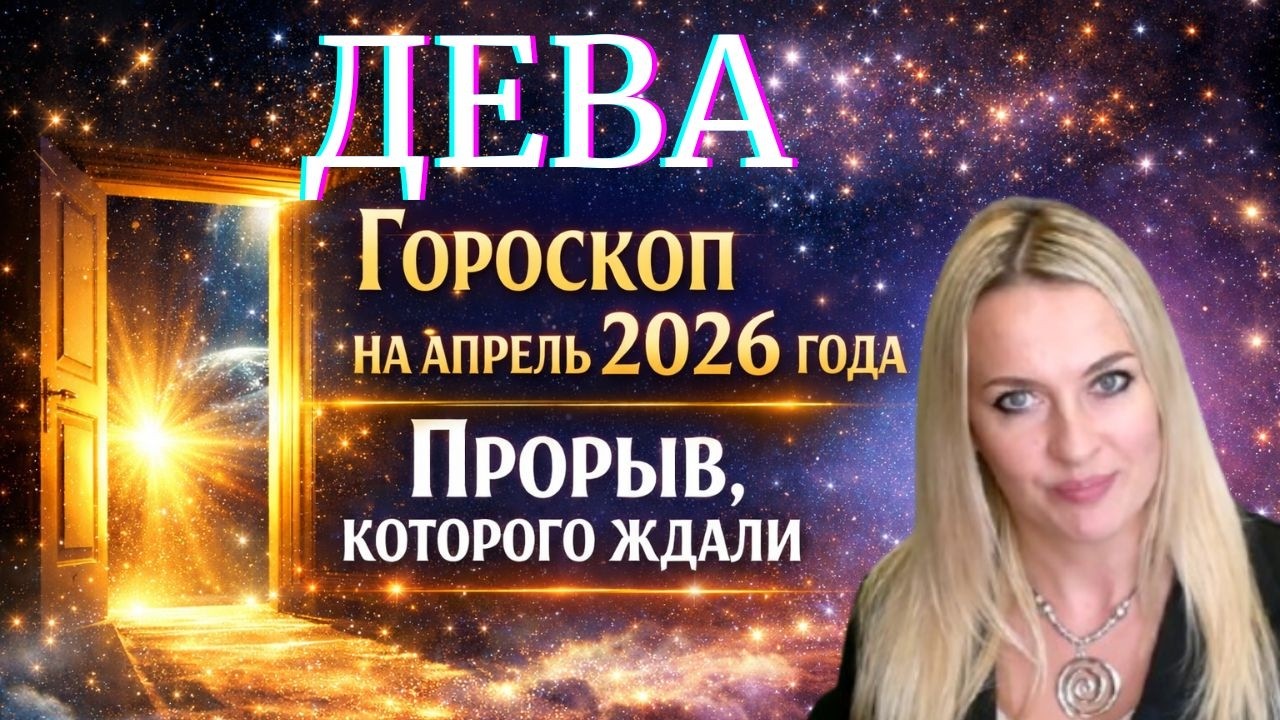 ДЕВА - гороскоп на АПРЕЛЬ 2026г. ПРОРЫВ, которого ждали...