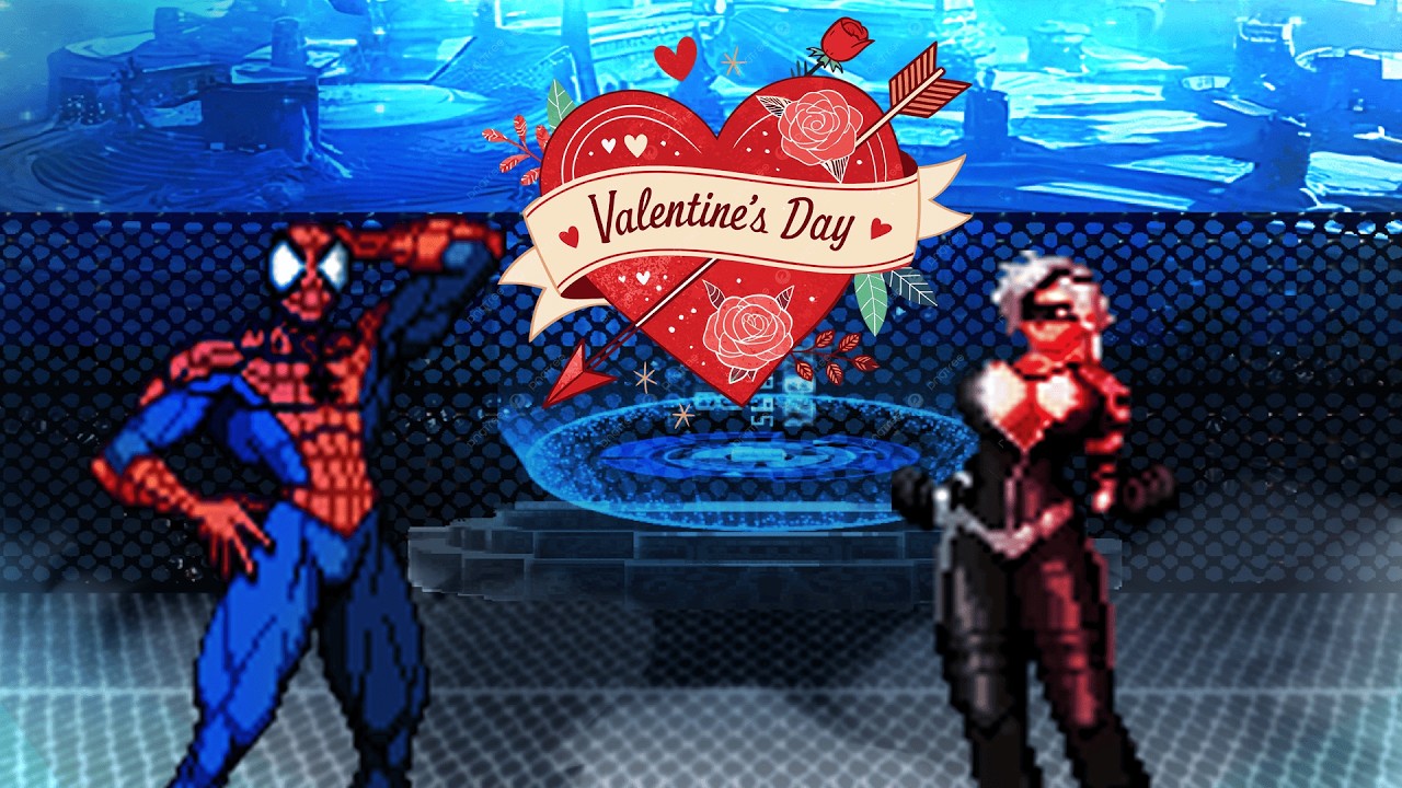 Spider-Man VS Black Cat KOFM // Especial San Valentín! #9 // MUGEN //