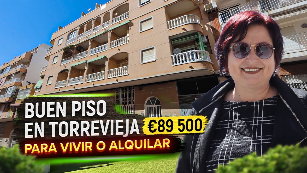 Buen piso en Torrevieja para vivir o alquilar. Viviendas en Costa Blanca. Inmuebles en España