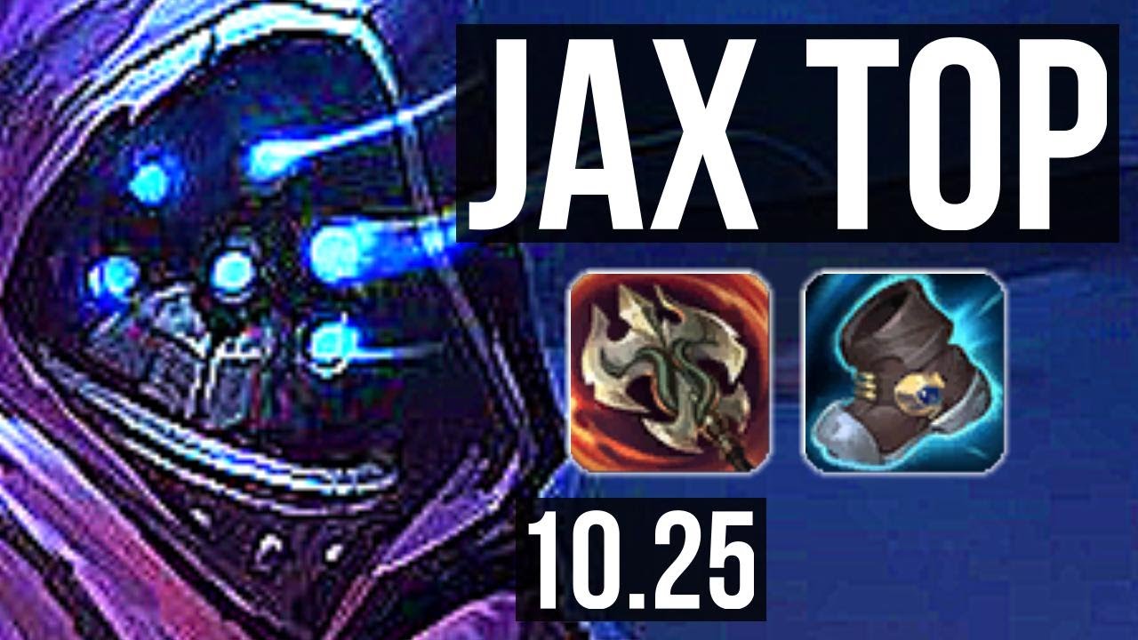 JAX vs KENNEN (TOP) | 500+ games, 6/1/0, 1.0M mastery | EUW Master | v10.25