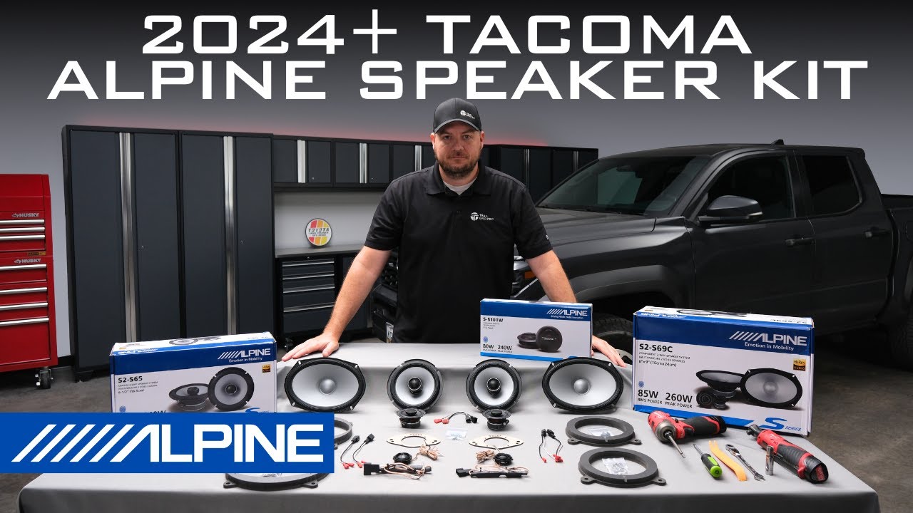 2024+ Tacoma Alpine 6 or 8 Speaker Plug & Play Bundle Install