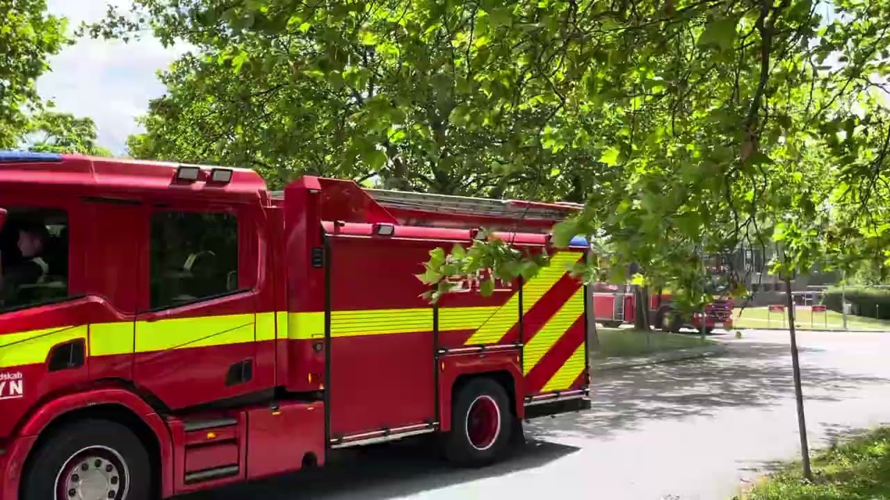 Beredskab Fyn i1 M1 S1 V1 køre med udrykning ka k1