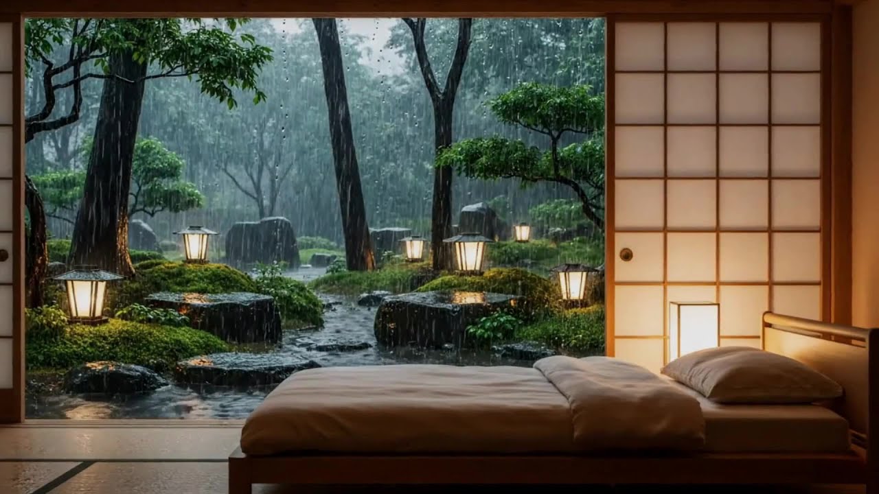 Cozy Rainy Night 🌧️ | Gentle Piano Music for Deep Sleep, Study & Relaxation #37