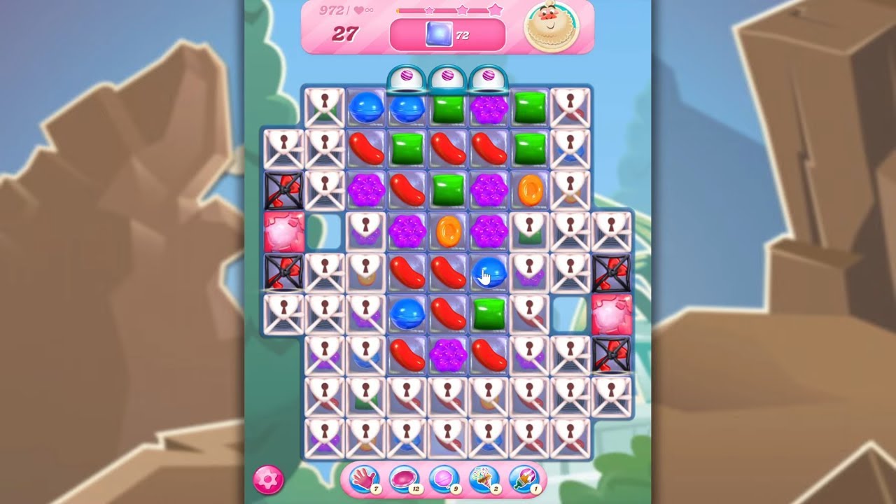 Candy Crush Saga LEVEL 972 NO BOOSTERS (new version)🐟☑️