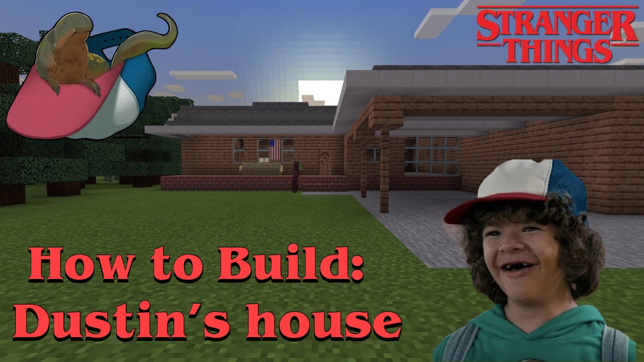 How to Build Dustin's house from Stranger Things in Minecraft!!!