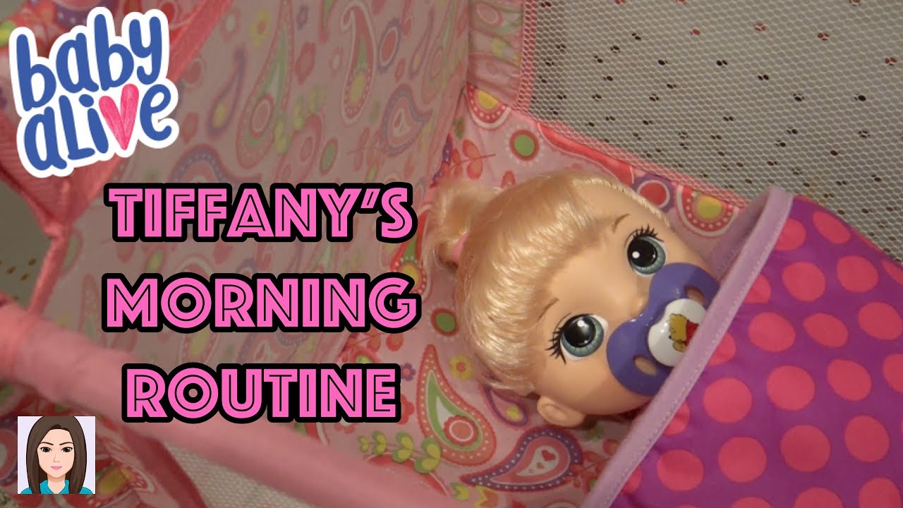 Baby Alive Tiffany's Morning Routine!