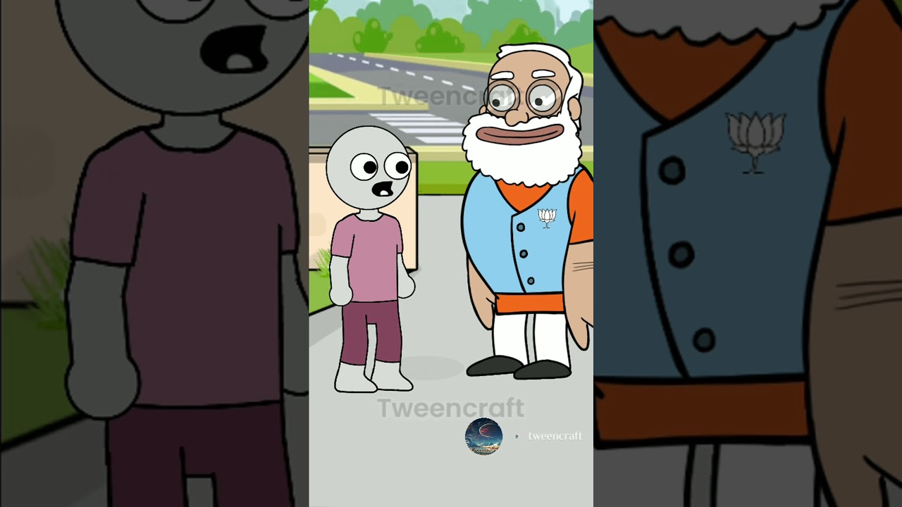 Kalu ar Modi ji sange kotha.funny video #viral #trending #cartoon #funny #bhojpuri #bengali #song