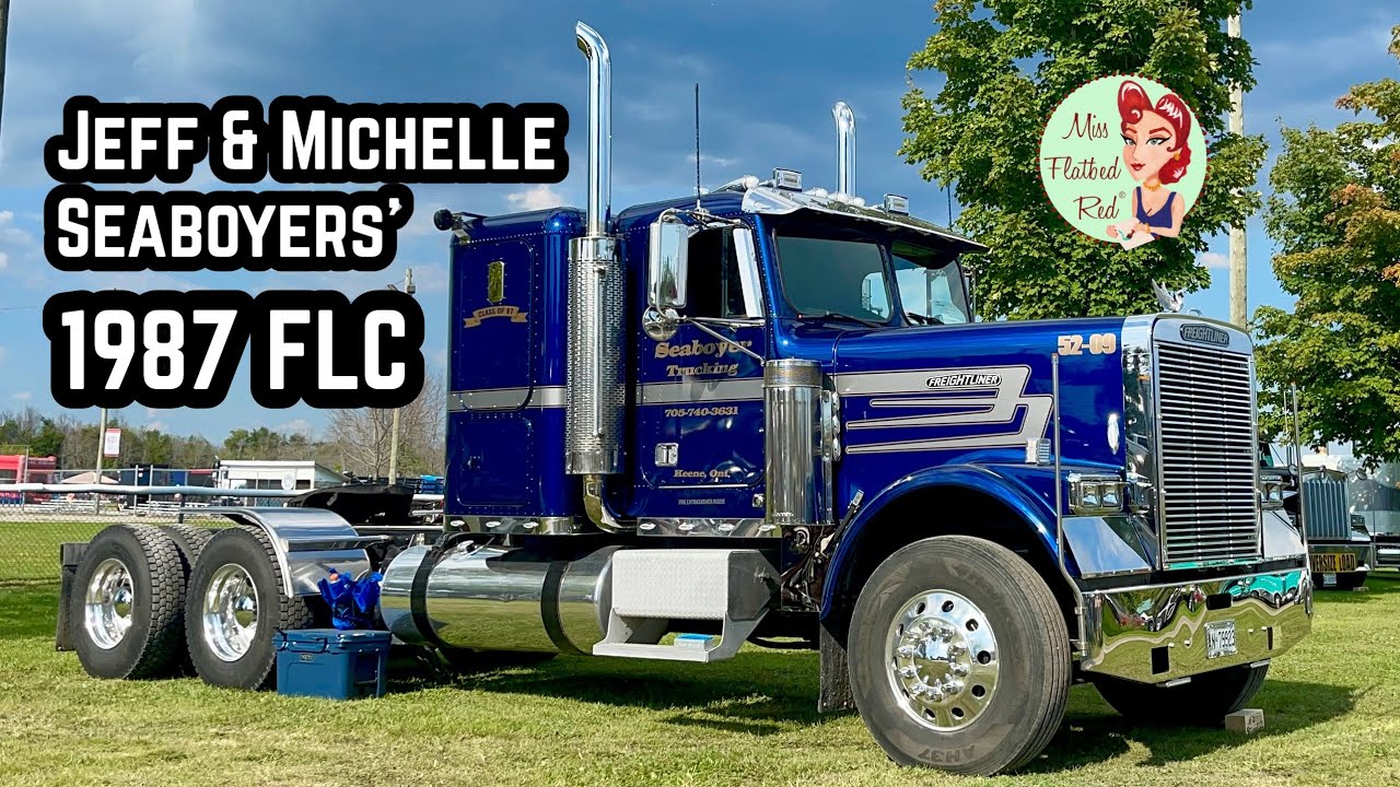Всё ещё отрабатывает своё! Тур Джеффа и Мишель Сибойерс на полуприцепе Freightliner FLC 1987 года