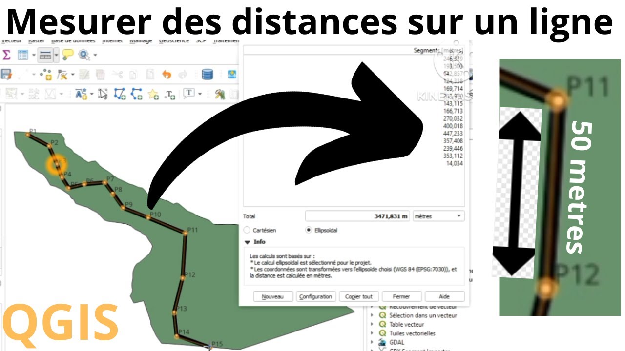Qgis mesurer des distances