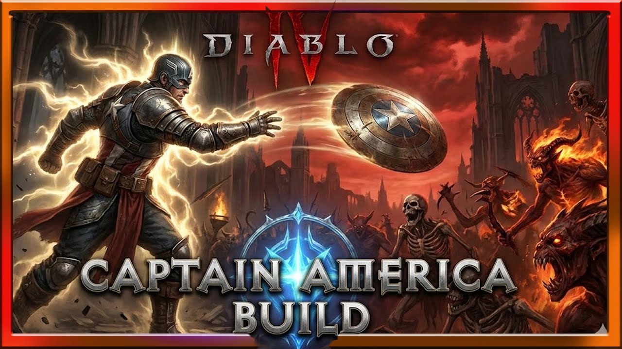 Diablo 4 Captain America Build Guide (Shield Throw Paladin) Season 11 Divine Intervention