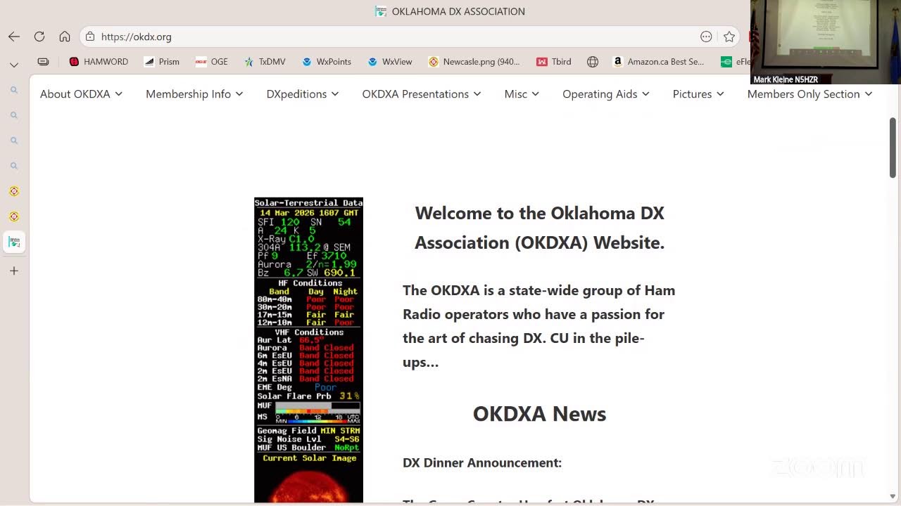 SCARS Meeting: Brent Shaw AE5WX – SCARS Meeting 3/14/2026 - Weather Tools.