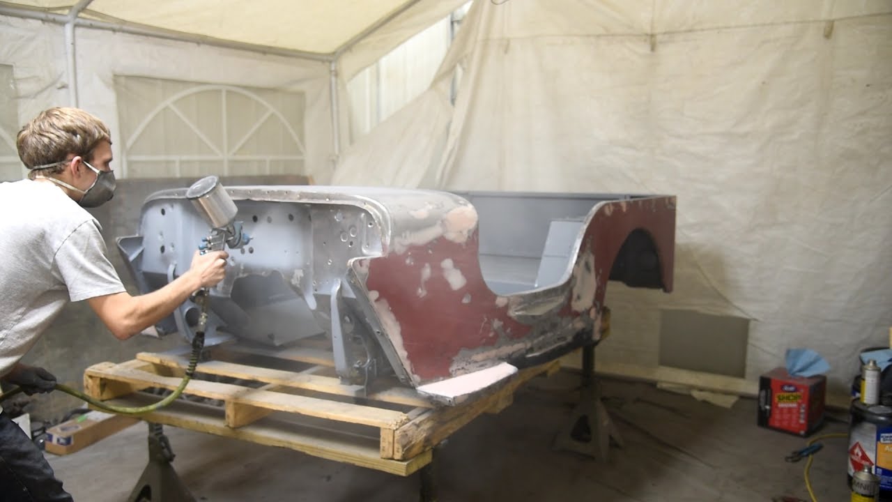 Подводная лодка Willys Jeep Restomod - 3 - Грунтовка для кузова