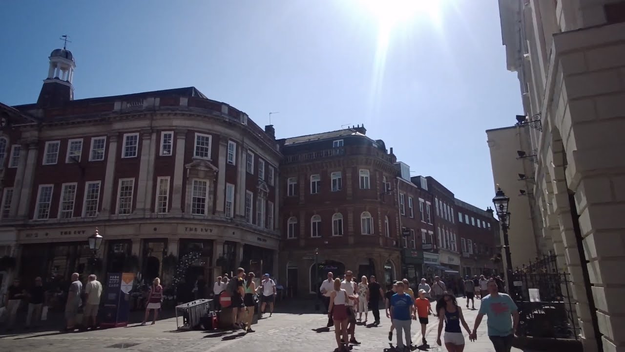 SATURDAY AFTERNOON WALK (08/08/2020) from YORK MUSEUM GARDENS to POSTERN TOWER  - Post-Lockdown 2020