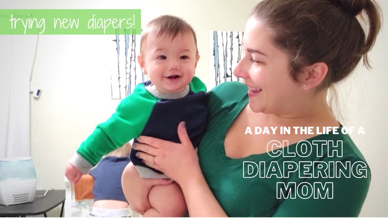 A Day in the Life of a Cloth Diapering Mom | New Diapers First Impressions