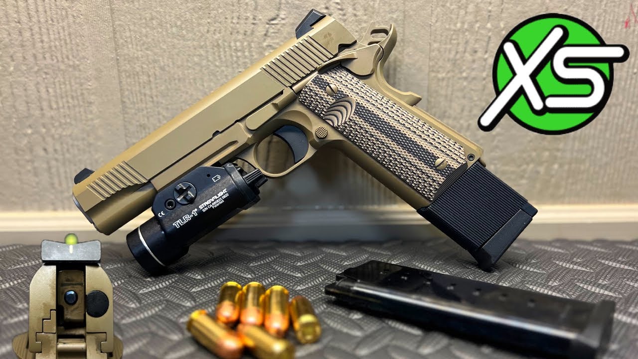 1911 Night Sight Install | Tisas Raider | XS Sights