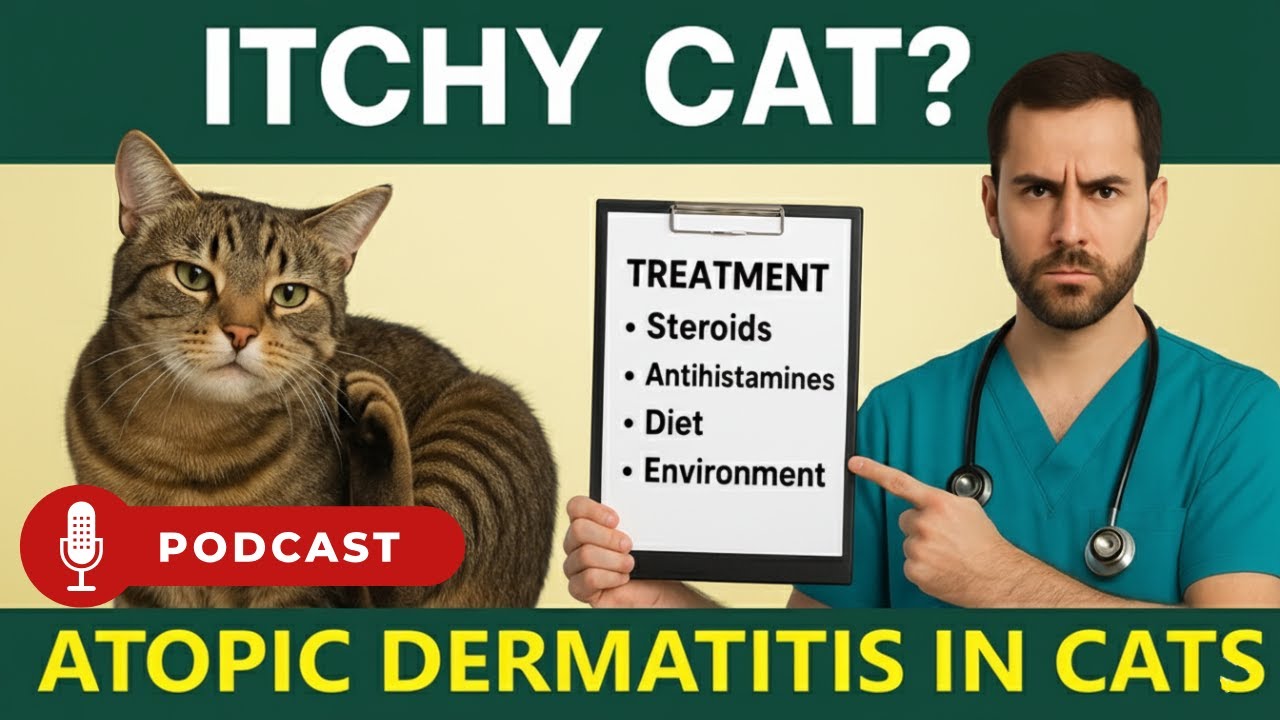 😺 ITCHY CAT? 🐾 How to Spot & Treat Atopic Dermatitis in Cats!