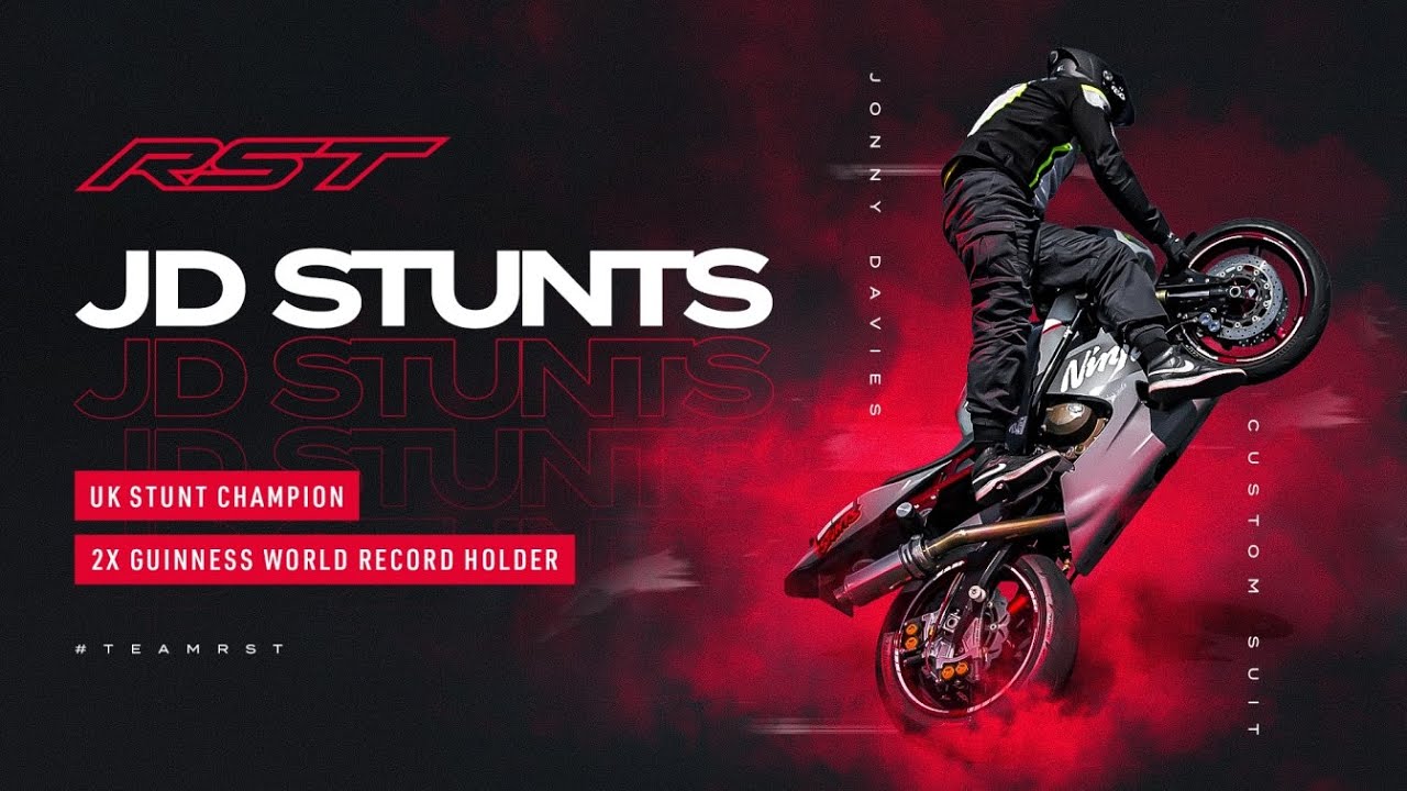 UK Stunt Champion Attempts Guinness World Record Wearing RST🏍 🔥