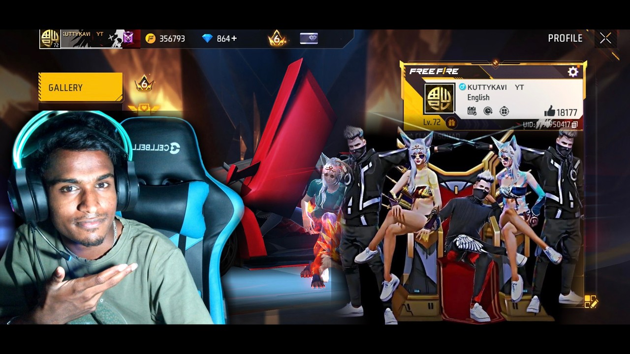 NEW GUILD JOIN  COME AND JOIN🥵Gaming  is on Live  Free fire live  தமிழ் || 😉 ,,,KUTTY KAVI