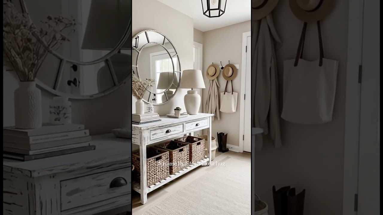 A cozy farmhouse #cottagecorelife #cozyhome #slowliving #countrysidecharm #slowlife