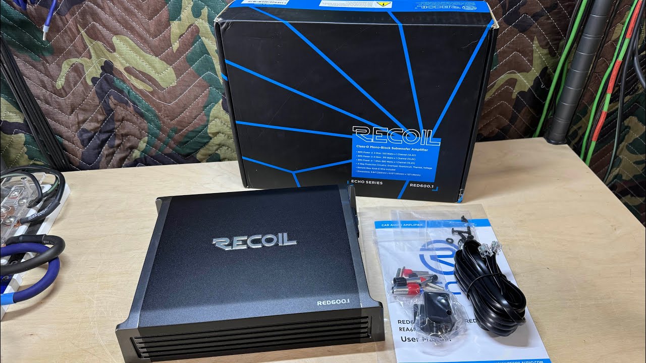 Обзор Recoil RED600.1 и динамометрический усилитель