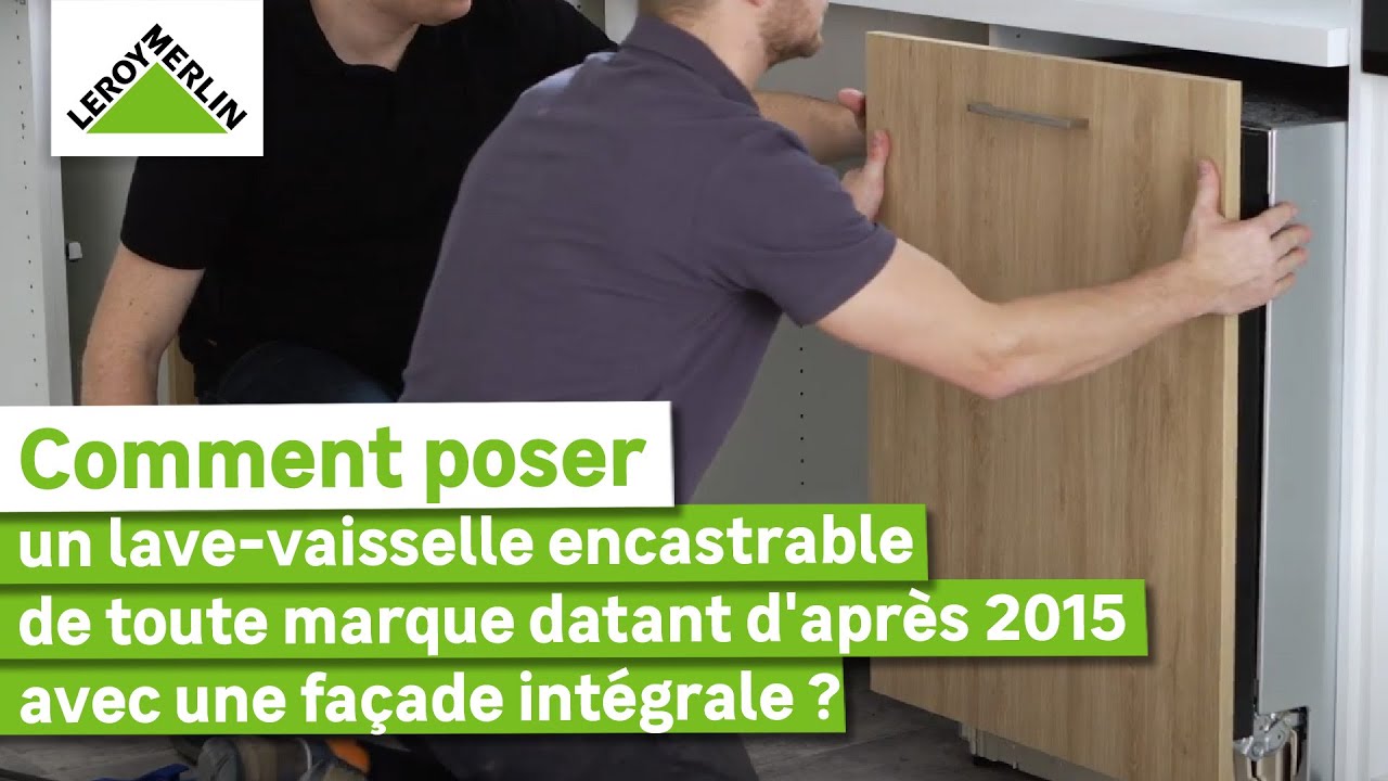 Comment installer un lave-vaisselle encastrable soi-même (TOUTES MARQUES) ? | Leroy Merlin