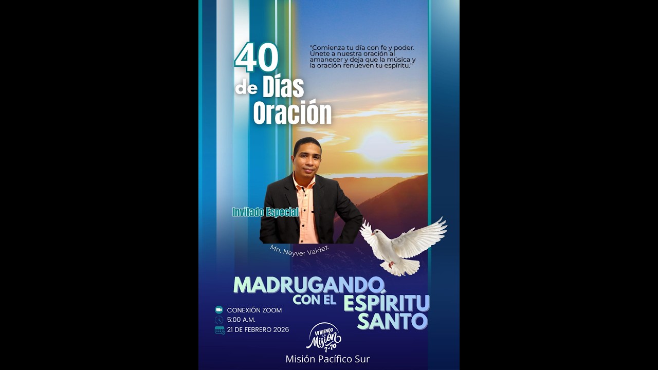 MADRUGANDO CON EL ESPIRITU SANTO.  DIA 20: EL EJEMPLO DE ENOC II.  Min NEYVER VALDES