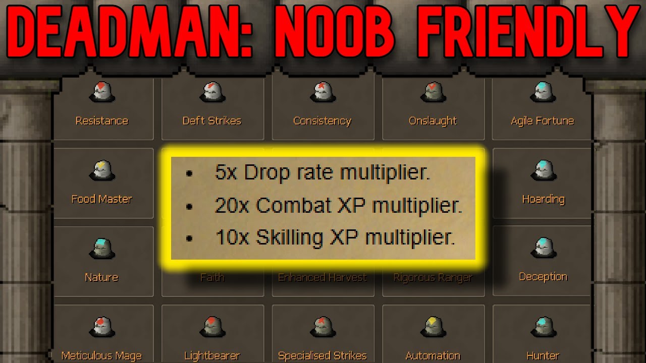 New Deadman Mode Changes + Strategies for Noobs! - OSRS