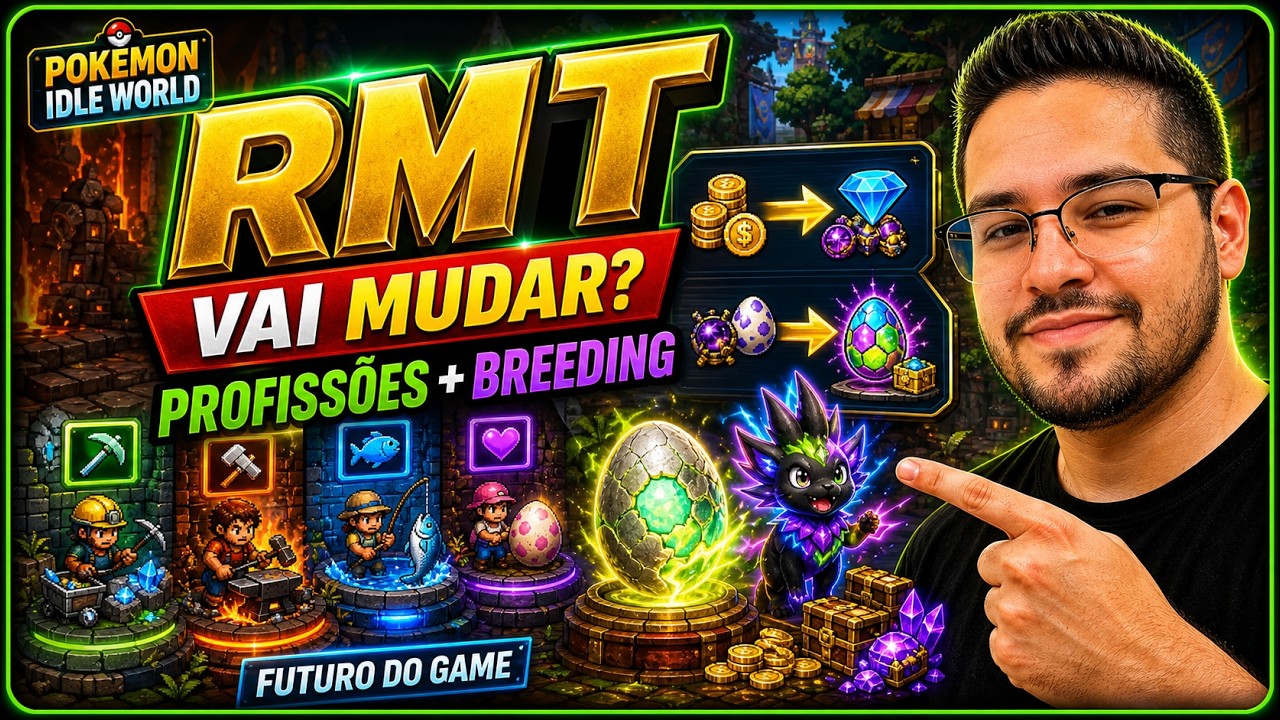 THE NEW ECONOMY OF POKE IDLE WORLD! Breeding, Professions, and Lots of RMT?