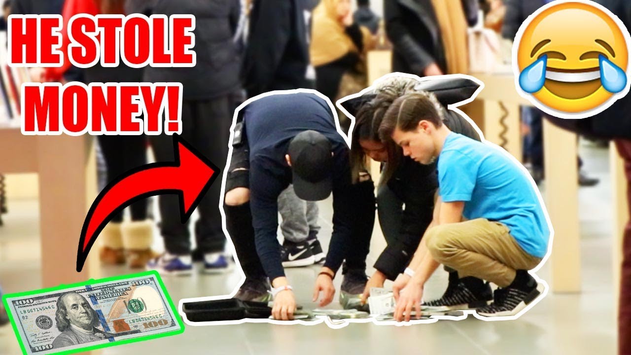 DROPPING $100,000 IN PUBLIC PRANK!