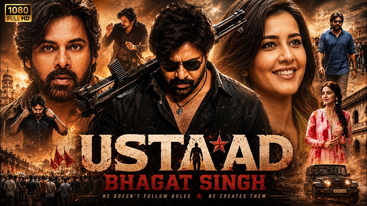 Ustaad Bhagat Singh Full HD Movie In Hindi | Pawan Kalyan, Sreeleela | New South Movie