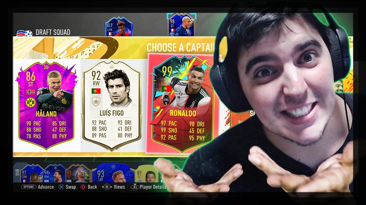 SAIU UM FUT DRAFT DE LOUCOS!!!
