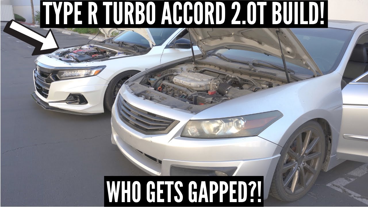 TYPE R TURBO UPGRADED ACCORD 2.0T GAPS MY ACCORD V6! | 2021 Honda Accord 2.0T Build @chefcv2