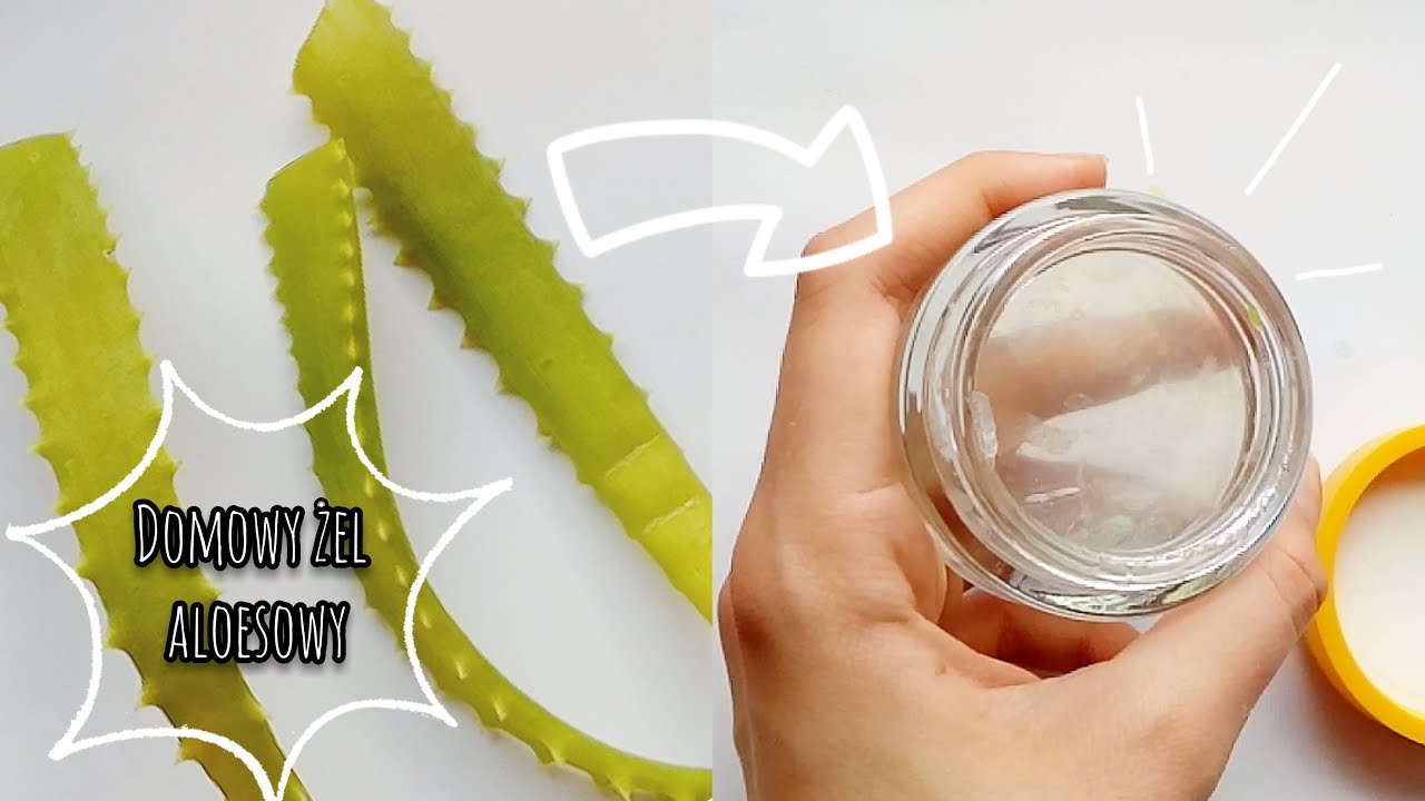 Jak zrobić żel z aloesu | żel do twarzy DIY
