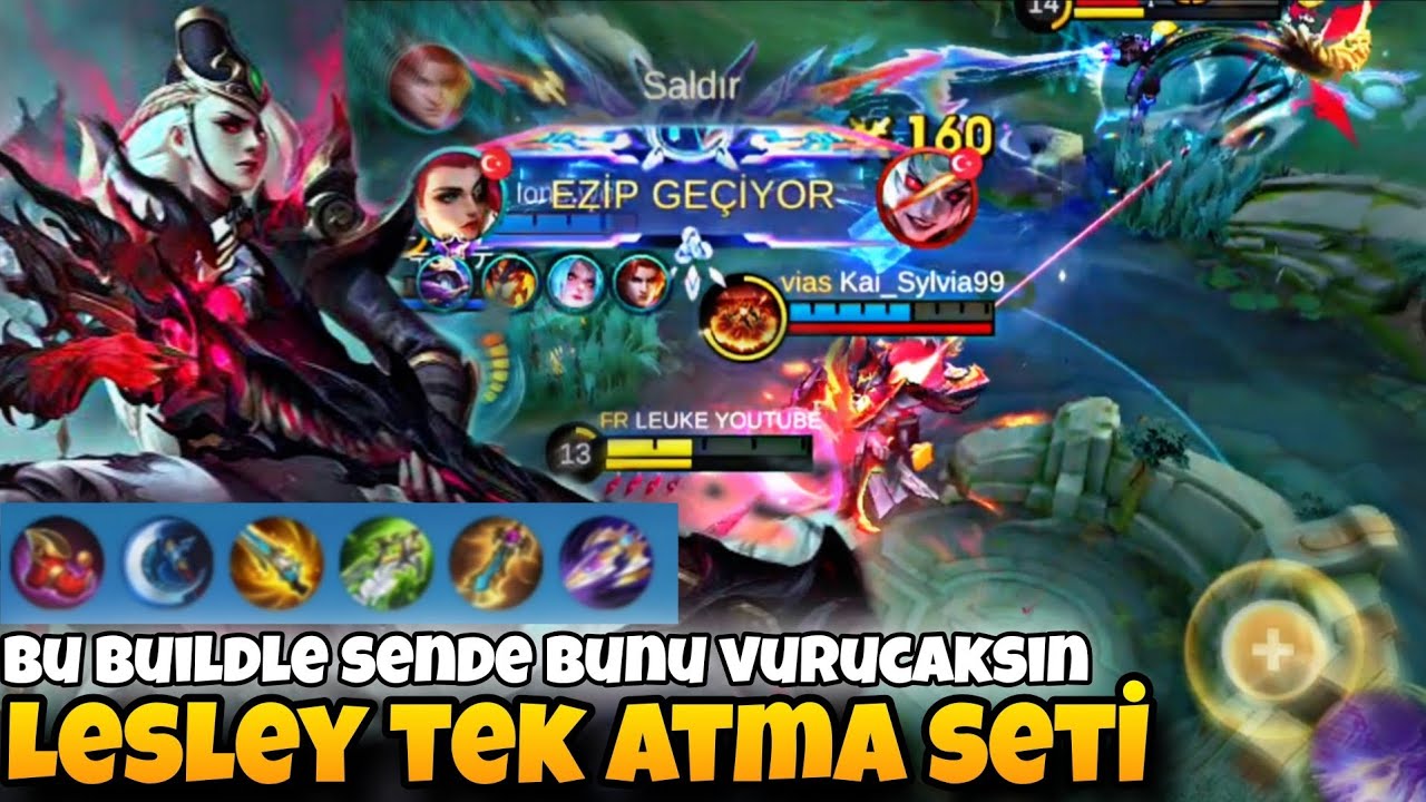 Herkesi Şok Eden Lesley Buildi! Tek Atma Garantili Mobile Legends 