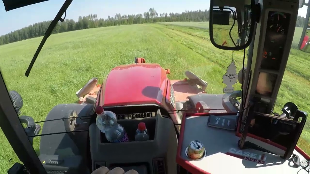 Niitto video 2025! Chcnav Automaattiohjauksella!