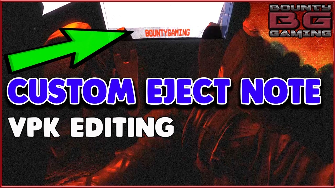 CUSTOM EJECT MESSAGE | VPK EDITING TITANFALL 2 | GUIDE | Live with Bounty Gaming!