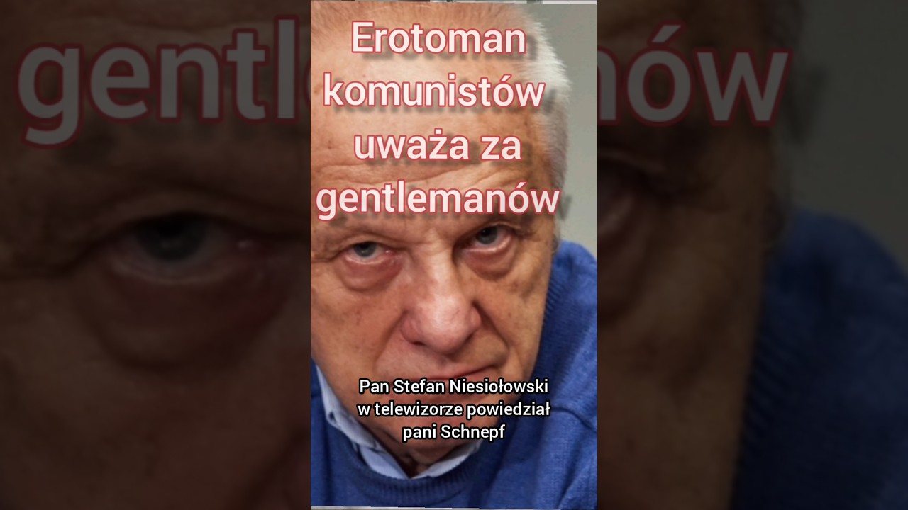 Dał Niesiołowskigo komuniści byli gentlemanami. Skoro donosił...#news #humor