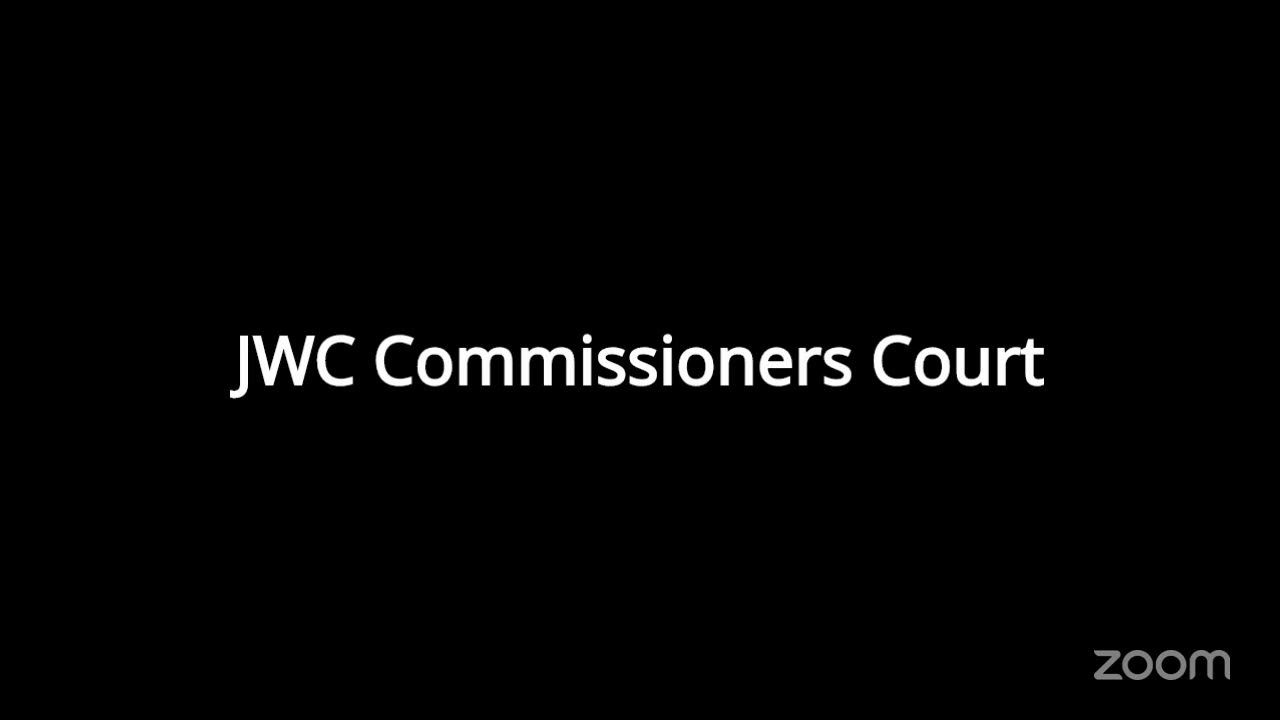 JWC Commissioners Court Meeting - November 14th, 2025