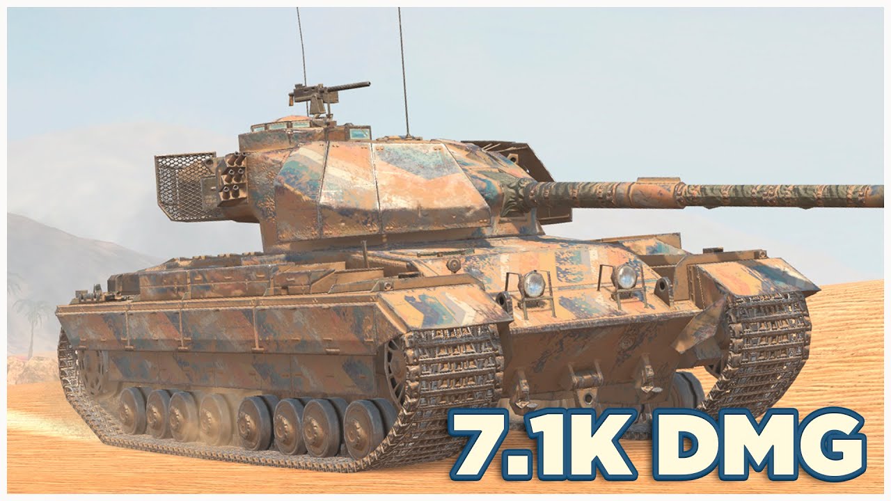 Caernarvon Action X • 7.1К УРОНА • 5 ФРАГОВ • WoT Blitz
