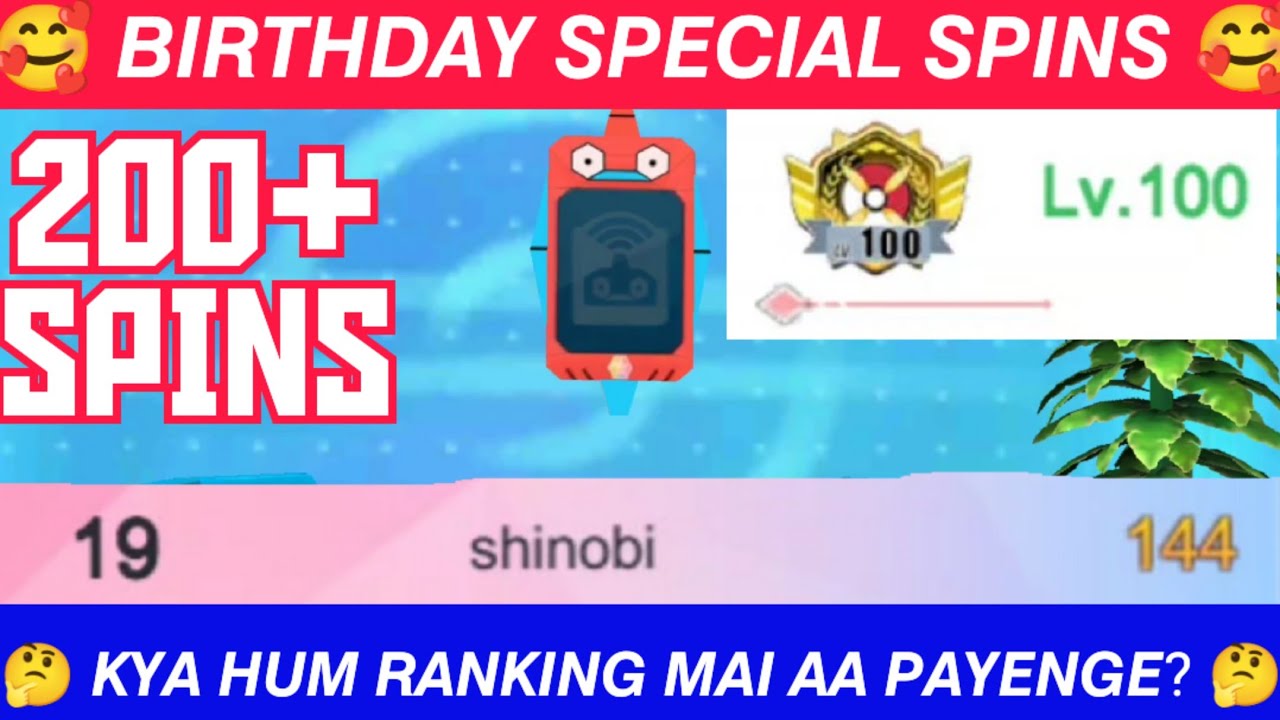 BIRTHDAY SPECIAL 200+ SPINS | BATTLE MONSTER WORLD | KYA HUM RANKING MAI AAYENGE? | ated playz