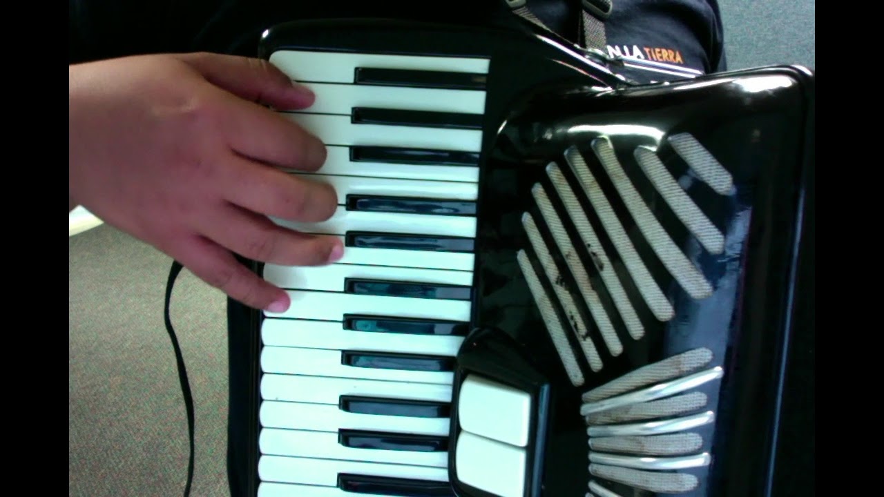 Escala de Sol - Acordeon de Teclas