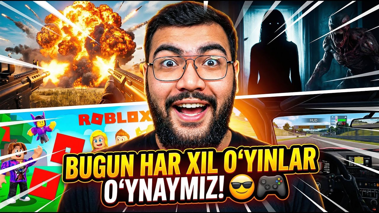 BUGUN HAR XIL UYINLAR BO'LADI