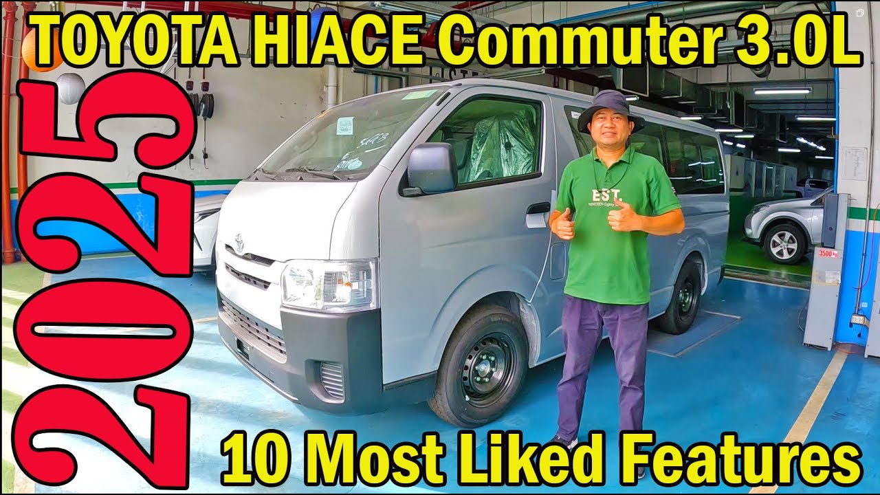 2025 Toyota Hiace Commuter 3.0 L 10 Likeable Features sasabay  ba sa Nissan Urvan at Isuzu Traviz ph