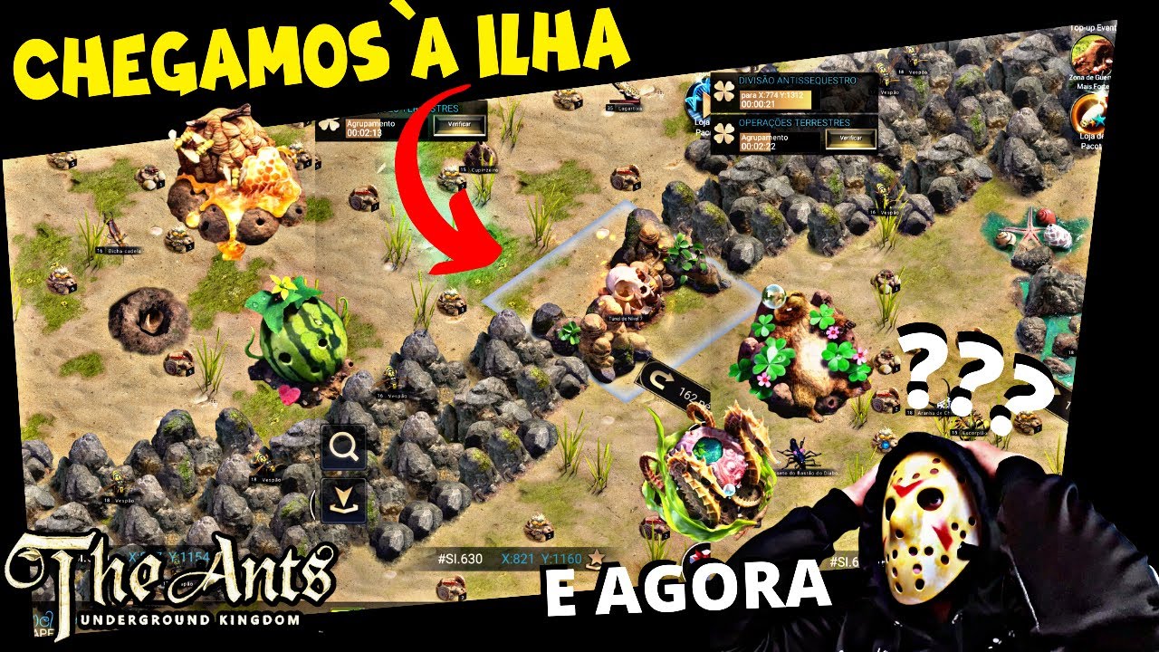 LOST ISLAND (ilha perdida) no The Ants UNDERGROUND KINGDOM Oque fazer???