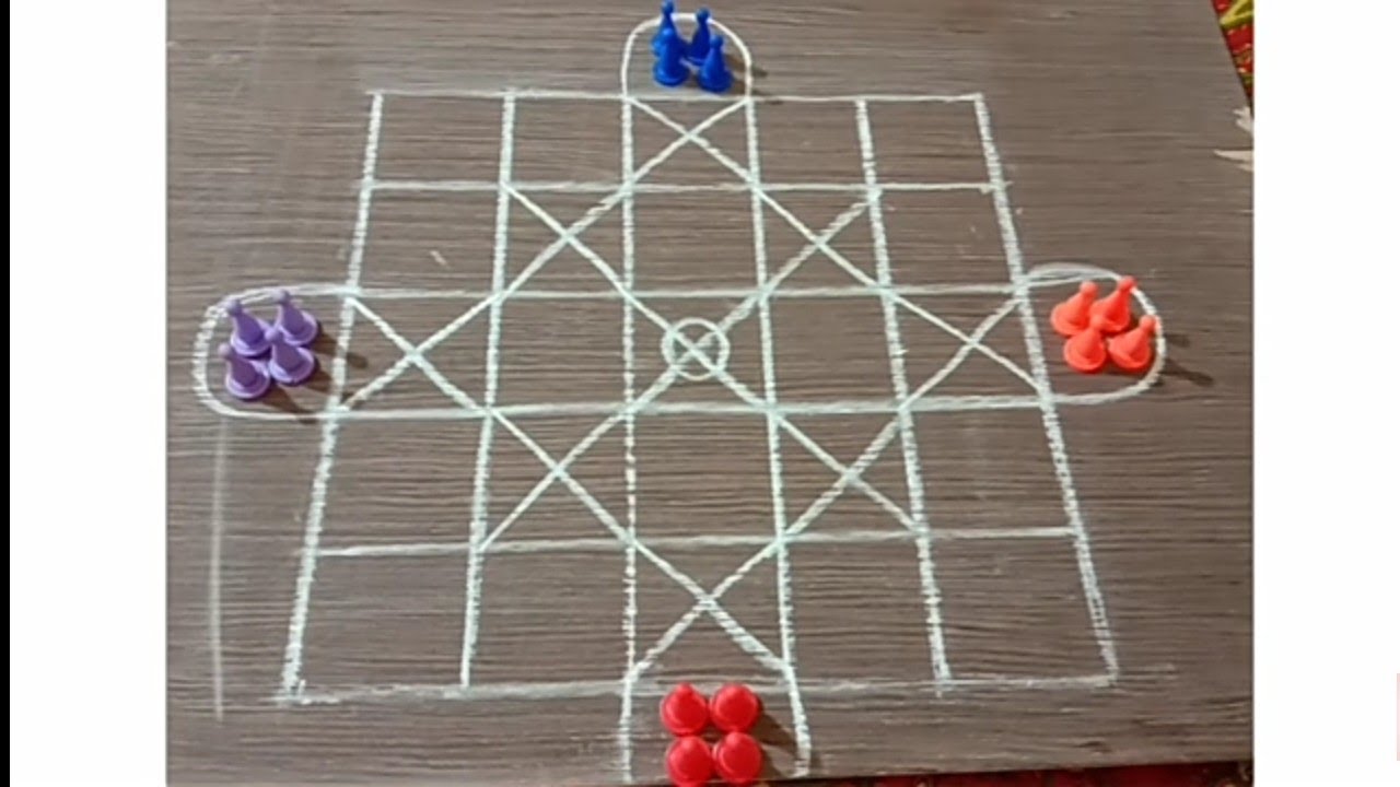 || Ashta Chamma game || Indian game || Village game || Indian old game || Indian board game ||