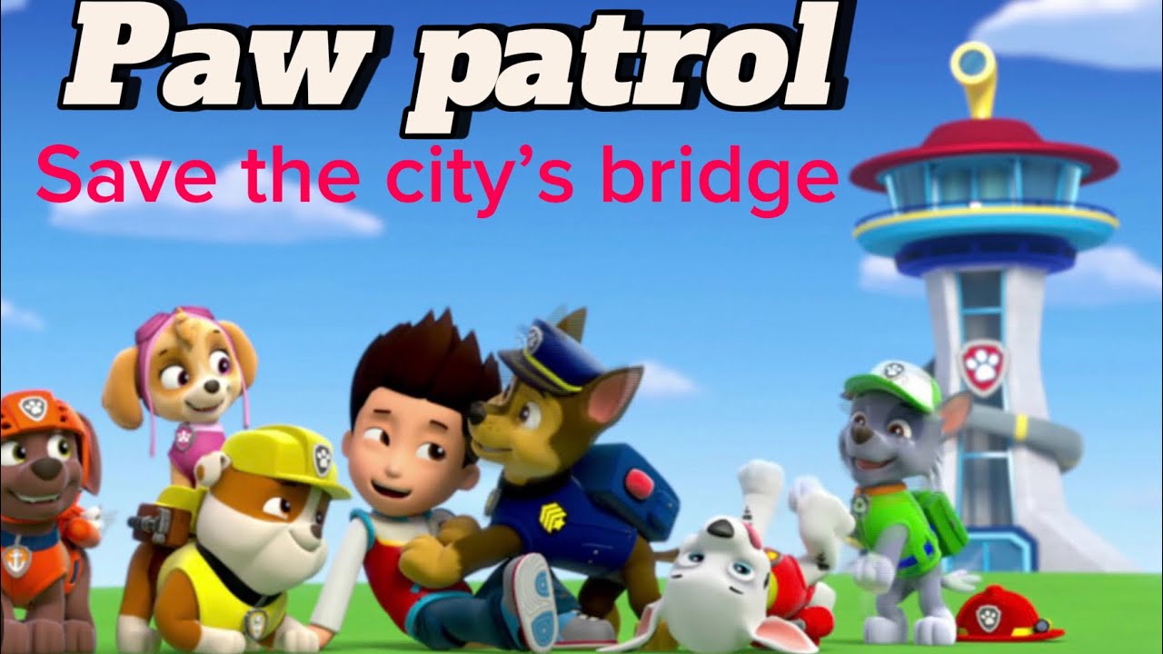 PAW Patrol Bridge Rescue 🚨 | Fun 10 Scene Cartoon Story