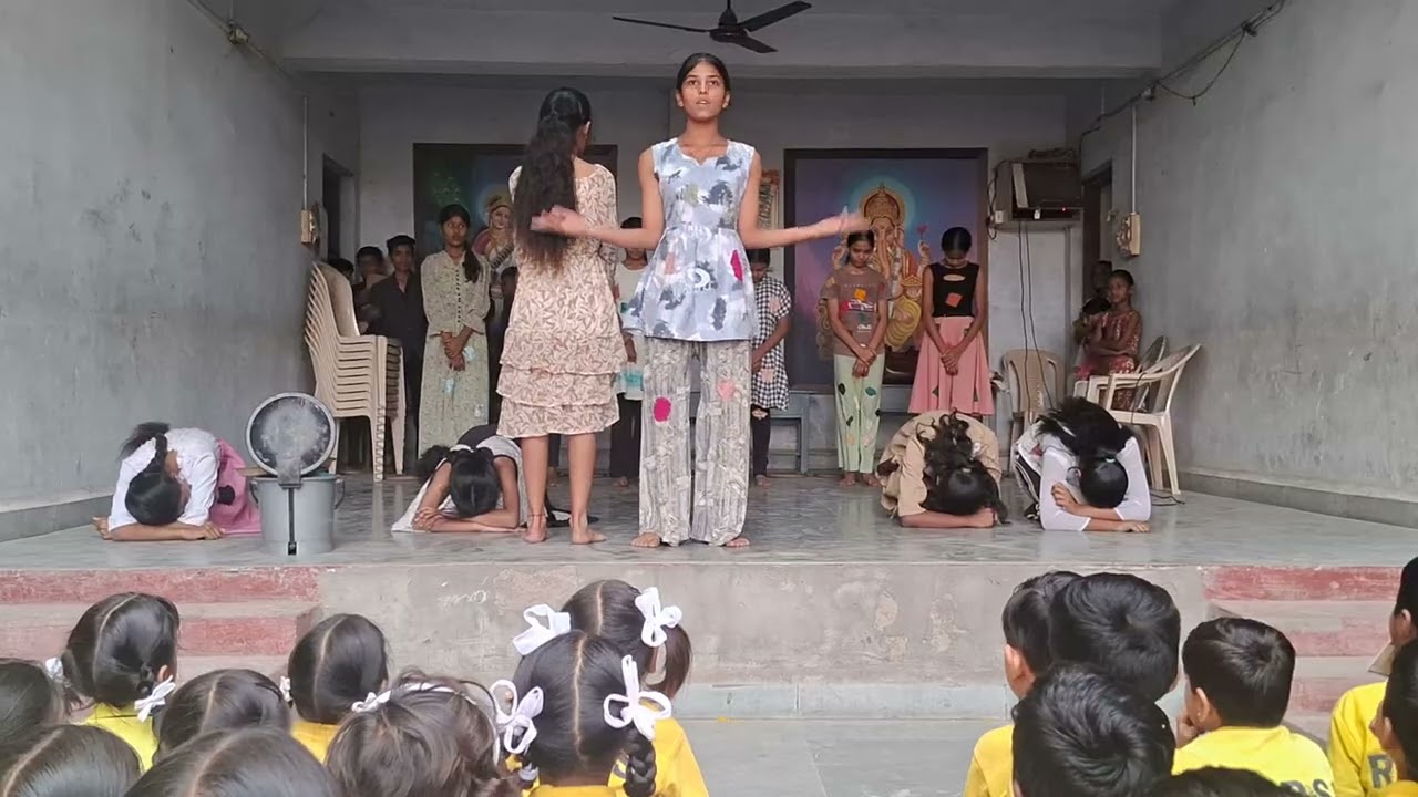 Drama on Hunger theme By class 7th, 6th, 2nd