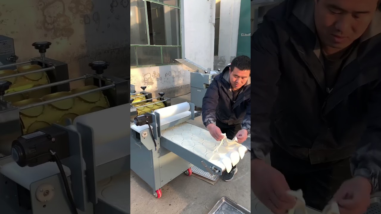 Amazing dough sheeter machine #dough kneading machine #bakery equipment manufacturer