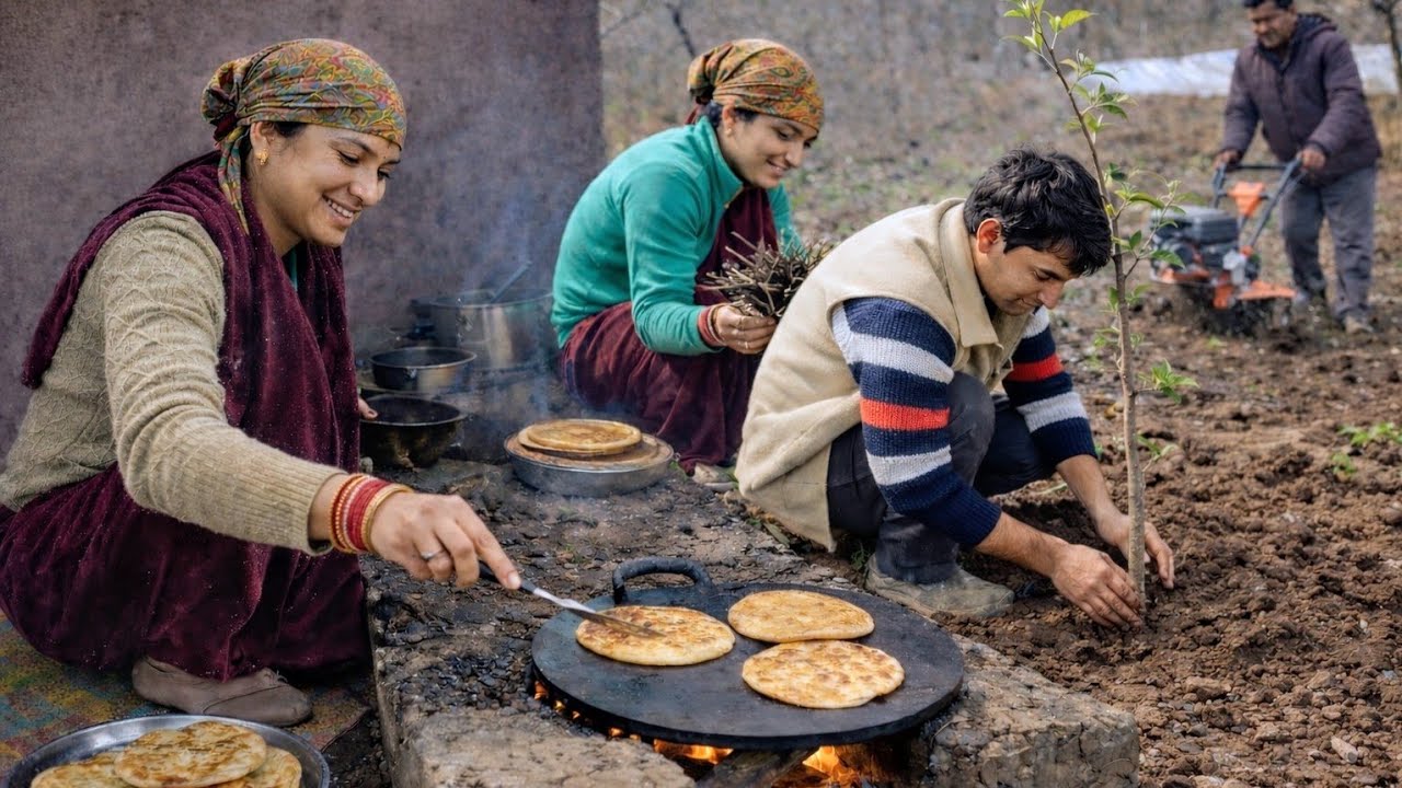 Cooking & Daily Life in a Mountain Village | Traditional Food & Simple Living